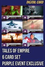 Topps Star Wars Card Trader TALES of the EMPIRE EP EVENT RARE PURPLE 6 CARD SET picture