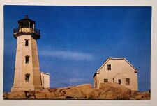 Peggy's Cove Light - Nova Scotia, Canada Postcard picture