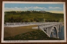 1936 Postcard A View on Highway 65 Lake Taneycomo Michigan MI picture