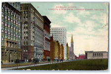 1911 Looking North From Congress Street Michigan Avenue Chicago IL Postcard picture