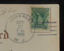 1906 Rare Postmark Niagara Falls Midvale NJ Passaic Co Postcard New Jersey picture