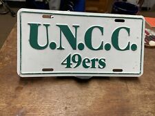 Novelty License Plate UNCC UNC Charlotte 49ers Metal picture