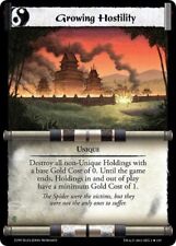 Growing Hostility - Event [Embers of War] ENG L5R CCG Legend of the five rings picture