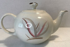 Teapot Vintage Winfield True Porcelain With Lid, Dragonfly Pattern 1950 MCM Boho picture
