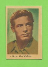 1958 Dutch Gum Card X Nr #30 Guy Madison picture