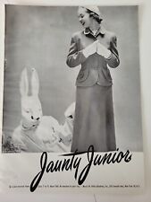 1959 women's Easter bunny suit gloves hat Jaunty Junior vintage fadhion  ad picture