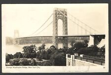 VINTAGE 1946 RPPC Postcard George Washington Bridge, New York City, New York #20 picture