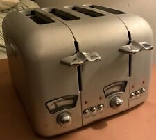 De’Longhi Four Slot Toaster Model: RT400 Silver Works Great Retro Vintage Look picture