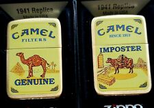 Zippo Camel Imposter LIMITED EDITION CZ 50 MADE 1941 Brush Brass 2023 Lighter picture