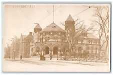 1913 Osborne Hall New Haven Connecticut CT RPPC Photo Posted Postcard picture