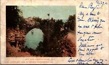 Postcard Mackinac Island Michigan - Arch Rock - Circa1899 Detroit Pub. Pmrk 1908 picture