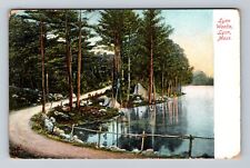 Lynn MA-Massachusetts, Scenic Views Lynn Woods, Antique Vintage c1909 Postcard picture