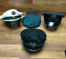 Vintage Military & Police Hats Caps Italian German USA ~ Lot Of 3 Hats WWII WW2 picture