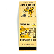 Chesterfield Cigarettes Matchbook Cover Universal Match Co Sombrero VTG picture