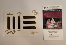 Arcade Fire band 5x Signed Print JSA COA Win Butler Regine Signed Auto Tim picture