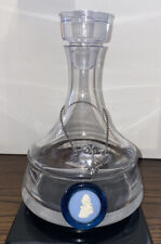 Wedgwood Glass Decanter “Collectors Society” w/ Stopper/Cameo/Sterling Necklace picture