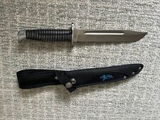 Rare New COLT CT491 Silver/ Black Beauty Fixed Blade Knife picture
