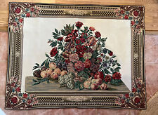 Design of Fruits And Flowers Tapestry 52” x  40” picture