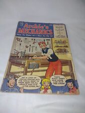 RARE 1954 ARCHIE'S MECHANICS #1 LOW GRADE COMPLETE COPY picture