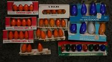 *NEW* Vintage Indoor Outdoor Christmas Light Bulbs- C7 1/2, C9 1/2,  Multicolor picture