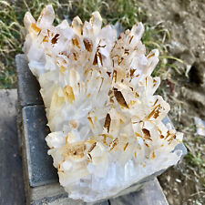 7.7LB Large Natural white Crystal Himalayan quartz cluster /mineralsls picture