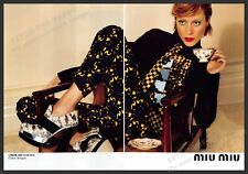 Miu Miu Chloe Sevigny 2010s Print Advertisement (2 pages) 2012 Fashion Legs picture