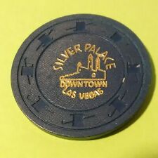 1961 SILVER PALACE CASINO DOWNTOWN LAS VEGAS, NEVADA HARD TO FIND GAMING CHIP picture