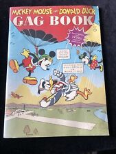 Vintage UNUSED Reprint of Mickey Mouse and Donald Duck Gag Book Whitman NOS picture