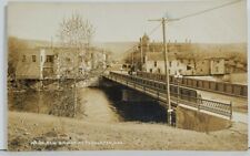 PENDLETON Oregon RPPC The NEW BRIDGE  c1915 to Pittsburg Pa Postcard P6 picture