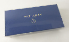 Waterman ICI ET LA Blue Fountain Pen FINE Nib With Ink Cartridge NEW France picture