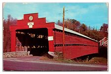 Dreibelbis Station Covered Bridge Postcard picture
