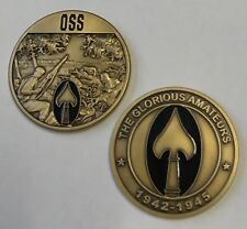 CIA Glorious Amateurs Office of Strategic Services OSS CIA WWII Spear Coin 1.75