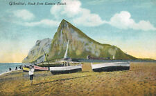 Gibraltar,British Overseas Territory,The Rock from Eastern Beach,c.1909 picture