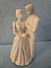 LENOX WEDDING PROMISES COLLECTION victorian bride & groom ceramic 7” cake topper picture