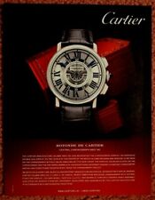 2011 Rotonde de Cartier Central Chronograph 18K Alligator Strap Watch Print Ad  picture