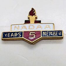 Vtg National Assoc of Dance & Affiliated Arts NADAA 5 Years Member Lapel Pin picture