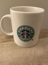 Starbucks 2001 Barista Coffee Mug White with Green Siren Logo Cup Tea picture