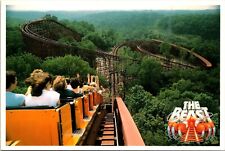 Postcard Kings Island Beast Roller Coaster Ohio C66 picture