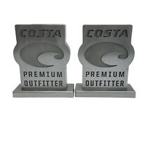 Costa Premium Outfitters Metal Retail Display Signs Set Of 2 picture