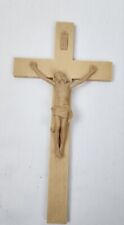 Vtg Jesus Christ Crucifix Holy Ghost Missions Washington DC Plastic Cross INRI  picture