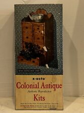 VTG 1956 X-ACTO Colonial Antique Authentic Reproduction Kit   7-Drawer Spice Box picture