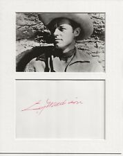 Guy Madison the adventures of wild bill hickok signed authentic autograph AFTAL picture