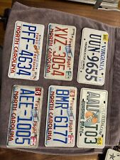 Vintage + Modern Lot of 4 License Plates | FL, VA, NC picture