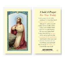 I Said A Prayer For You Today Laminated Holy Card Italian Art Work picture