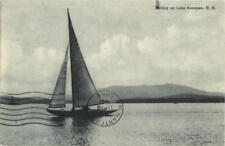 1943 Striling on Lake Sunapee,NH Sullivan County Sailboat New Hampshire Postcard picture