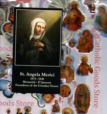 St. Saint Angela Merici with Bio & prayer (2