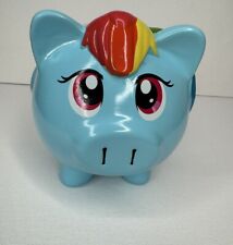 My Little Pony Rainbow Dash Ceramic Piggy Bank 2014 Hasbro FIM MLP G4 picture