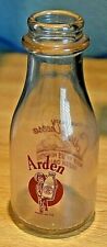VINTAGE ARDEN FARM MILK OR CREAM BOTTLE ONE PINT LIQUID PRE-OWNED COLLECTIBLES picture