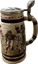Vtg 1983 Avon GREAT AMERICAN FOOTBALL Decades LIDDED Beer Stein NICE Rare picture