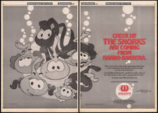 The SNORKS are Coming - Original 1987 Trade AD / ADVERT / poster _ Hanna-Barbera picture